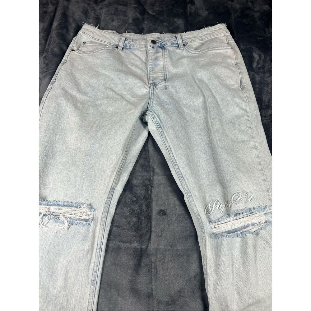 ksubi men’s distressed jeans 36x30